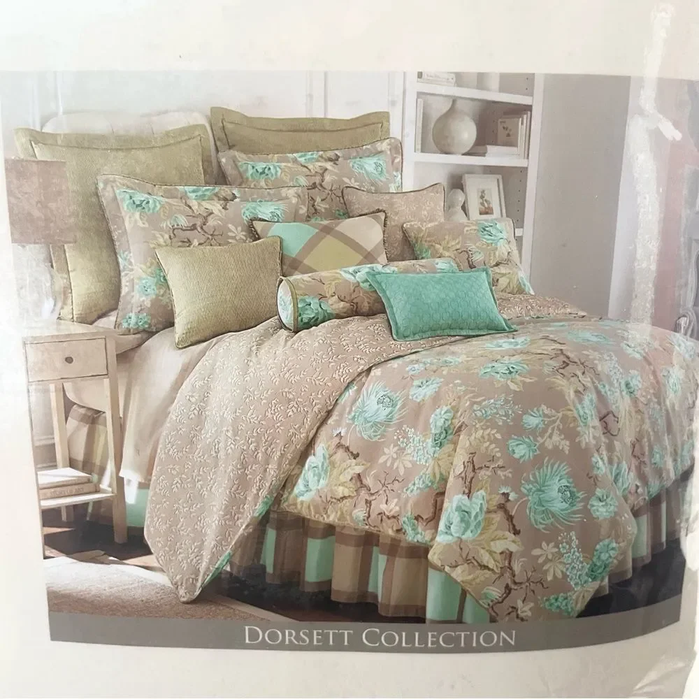 Rose Tree Dorsett Collection Floral Window Panels NWT
